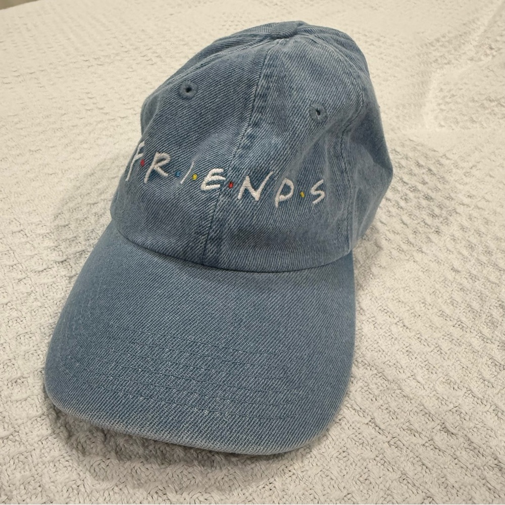 Denim Friends Embroidered Cap